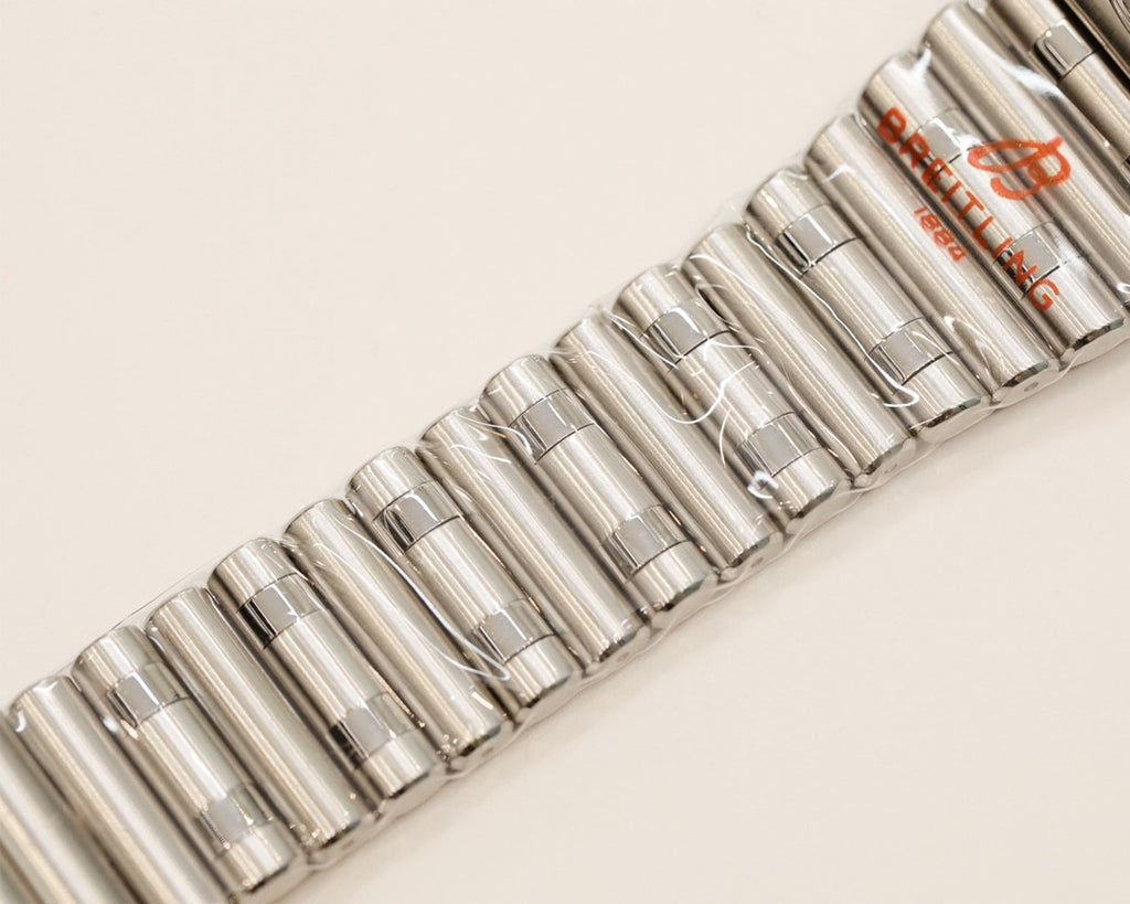 Breitling Butterfly BuckleRoller BeadOne-PieceSleekChamfered Longitudinal Brushed Case Men's Watches Accessories Jewelry #89624