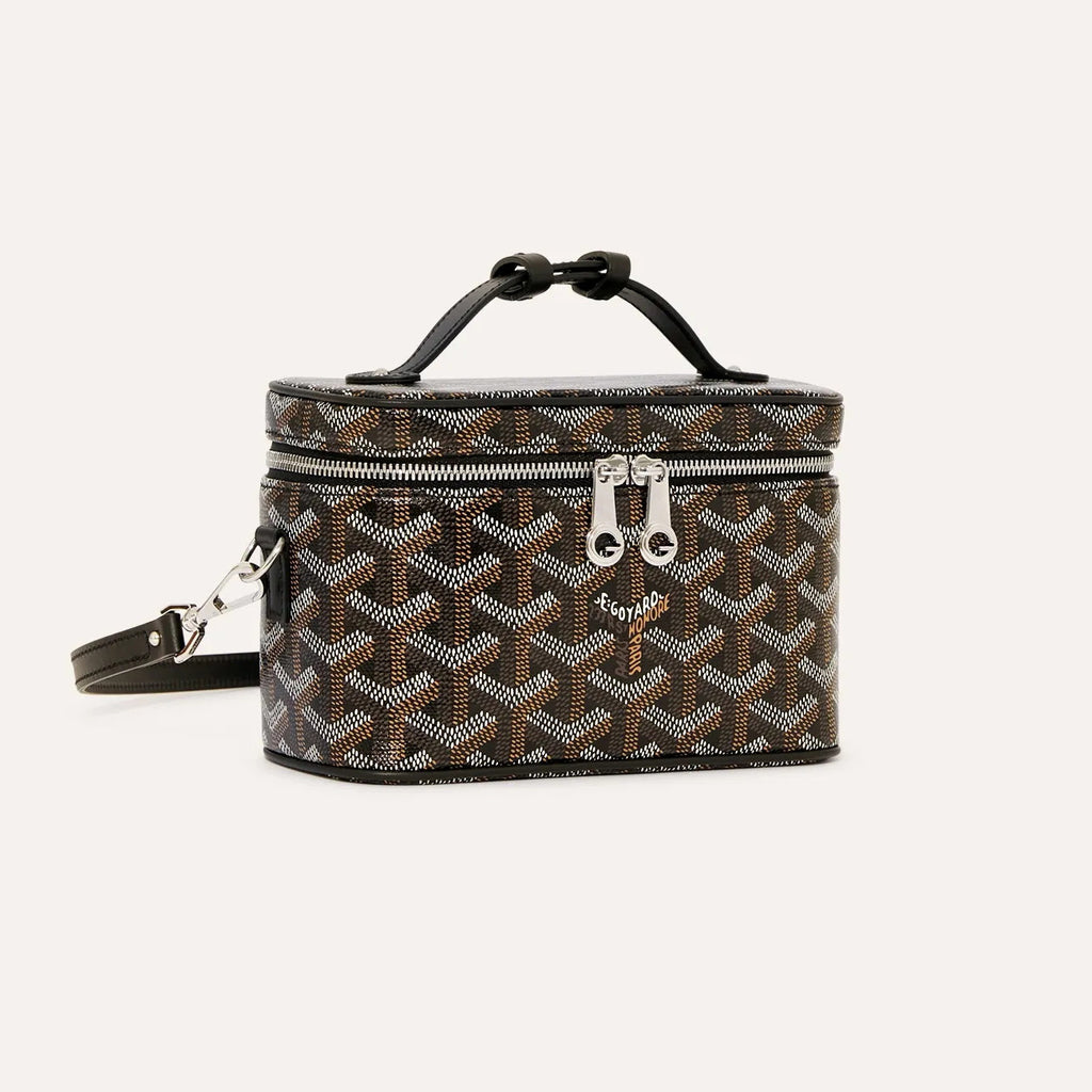 GOYARD MUSE Women's Fashion Classic Double Zip Closure Adjustable Strap Mini Makeup Bag Handbag Crossbody Bag Bags MUSEVAMINTY-09CL09P #79346
