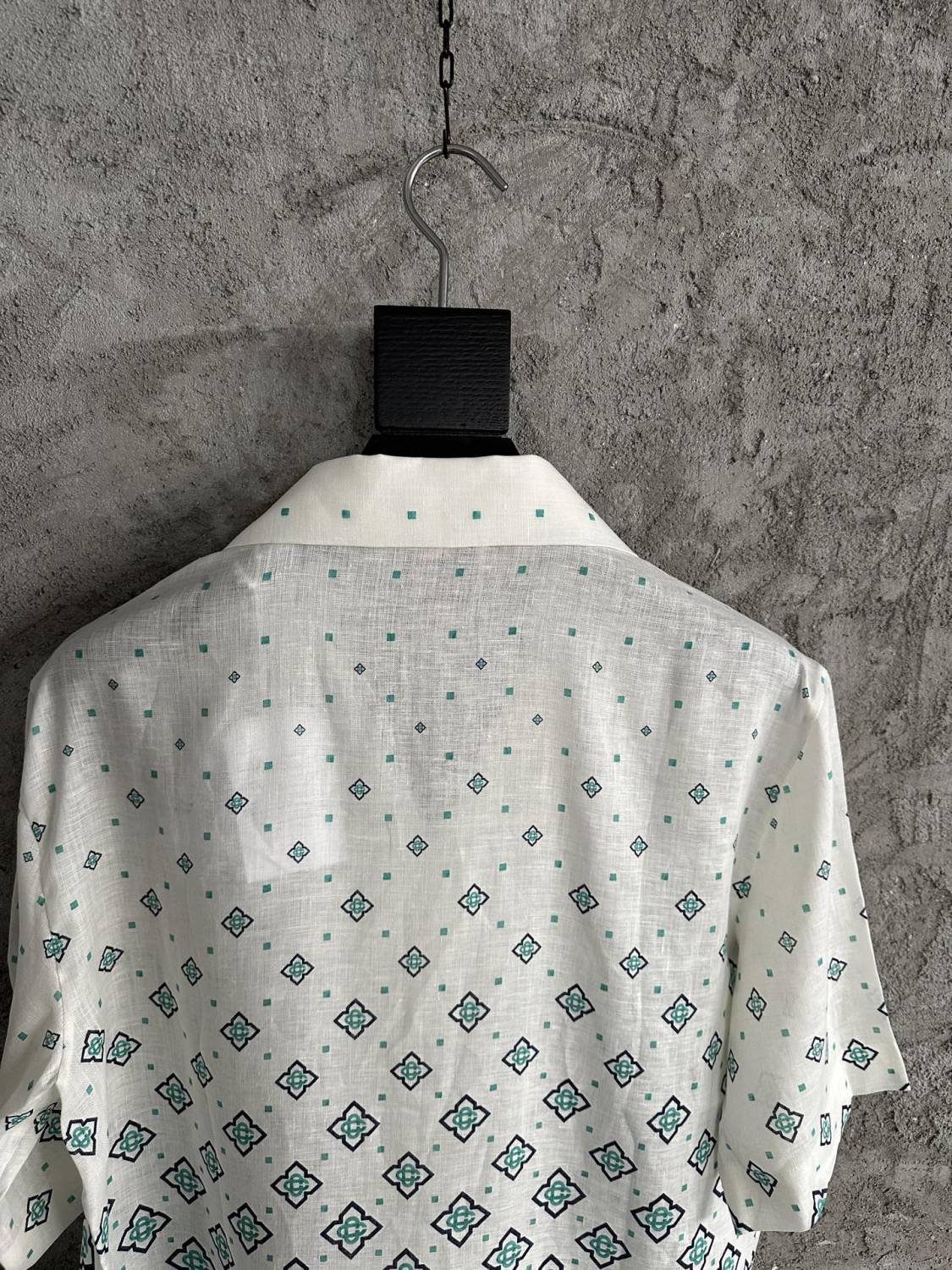 Casablanca Gradient Monogram Linen Shirt Shorts #337182