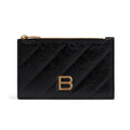 Balenciaga Women's Retro Old Card Bag Leather Coin Purse Wallet Solid Color Bags #71935