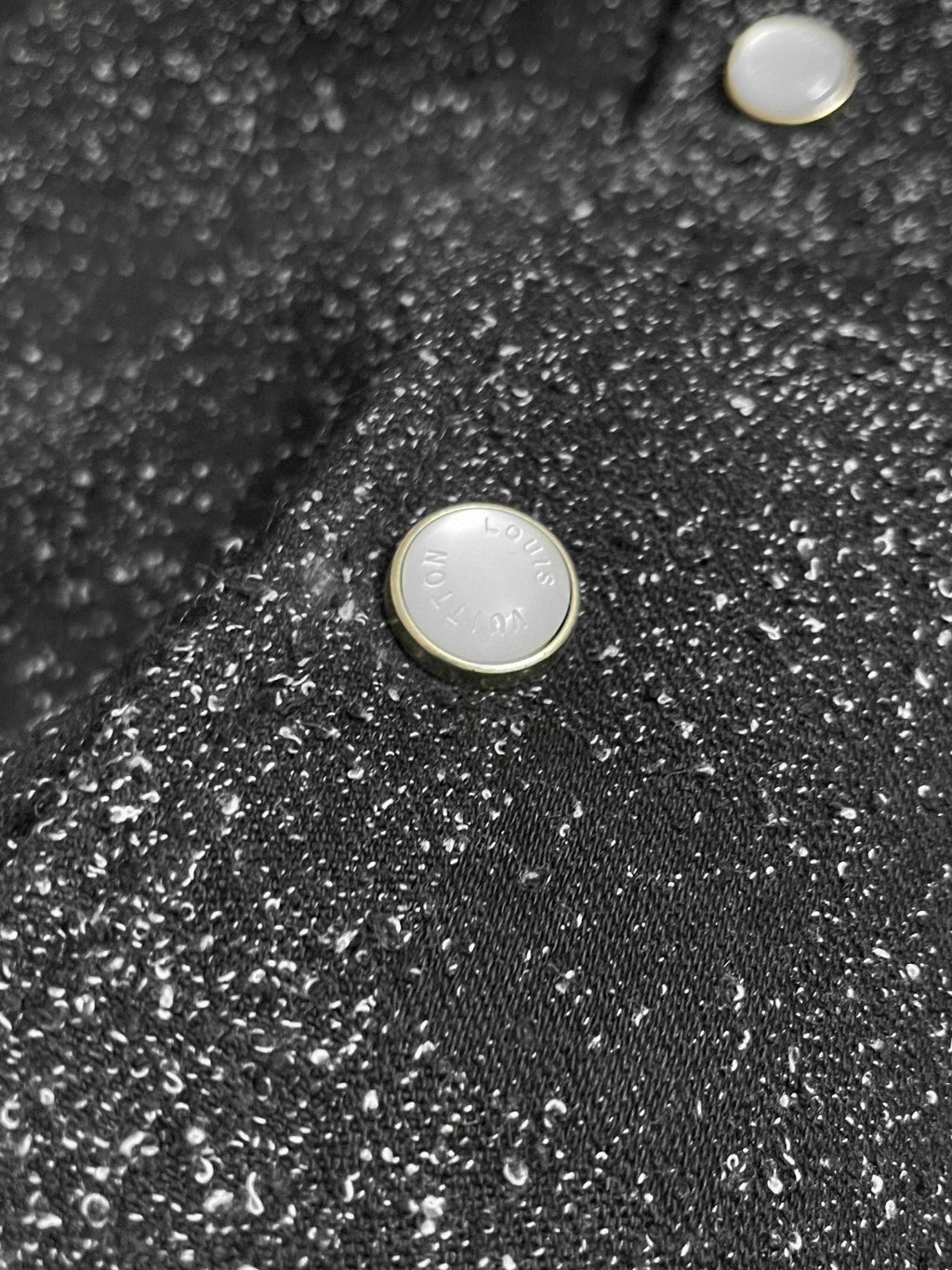Louis Vuitton Men's Fall/Winter Fashion Casual Lapel Single Breasted Handcrafted Pearl Leather Plaid Jacket #79324
