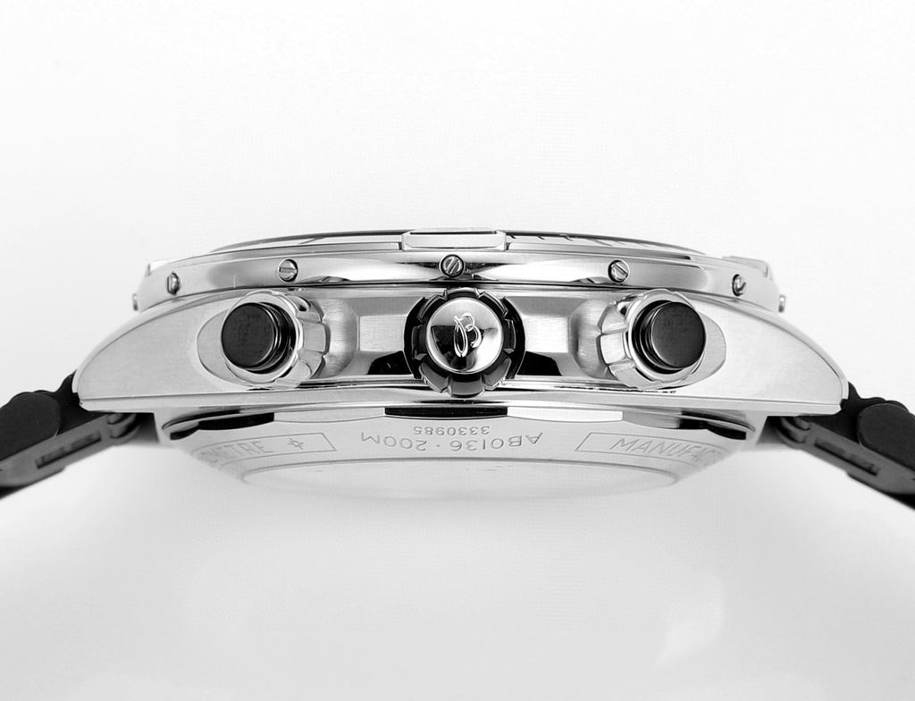 Breitling Silicone Bracelet Mechanical Watch #96675