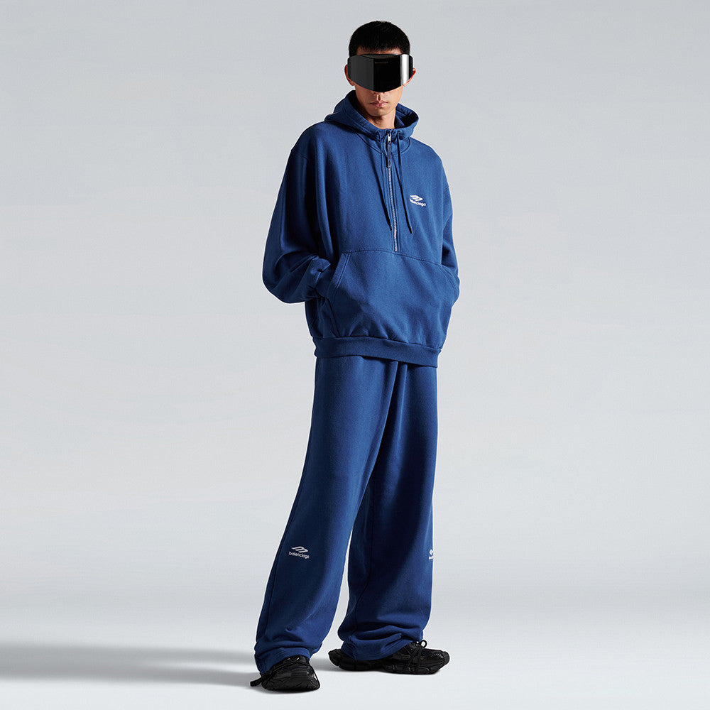Balenciaga Top-quality Version Men's 3b Sports Icon Sweatpants in Light Marine Blue #336847