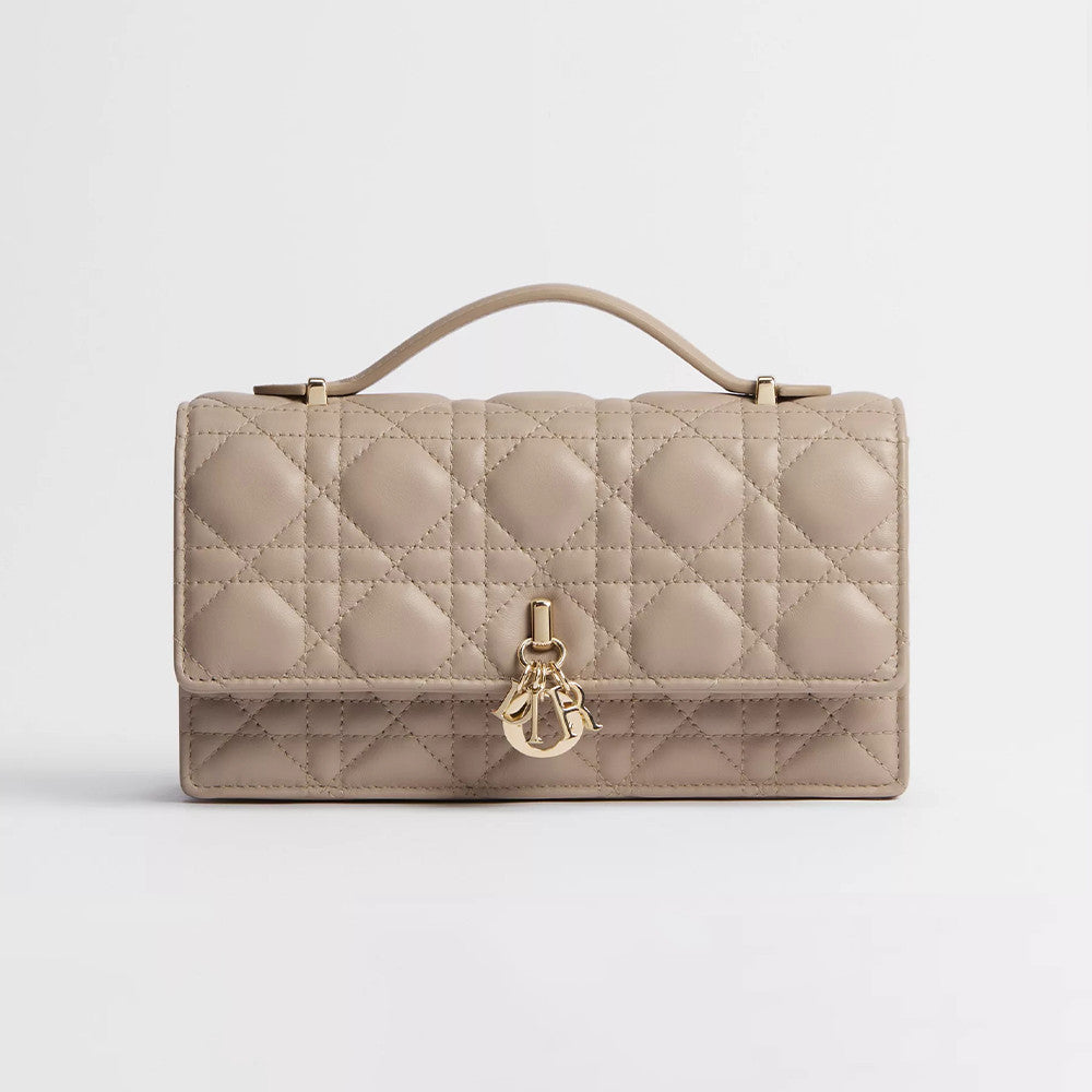 Dior Miss My Dior Minimalist Elegant Flap Bag with D.I.O.R. Charm Fashionable Casual Chain-Strap Flap Bag in Lambskin Bags S0980ONMJ_M900 #197188