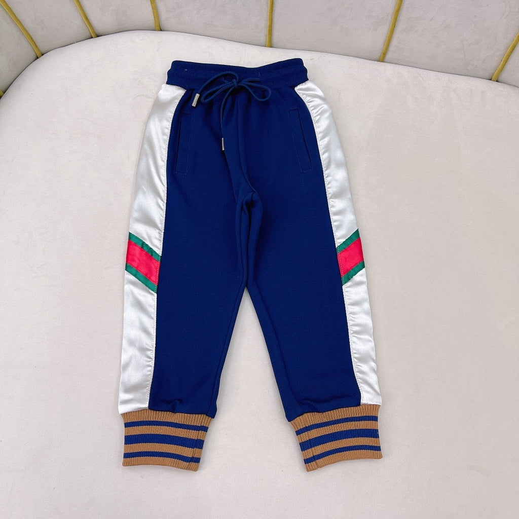 Gucci Kid's Cotton Zip Jacket Jogger Pants Set #39663