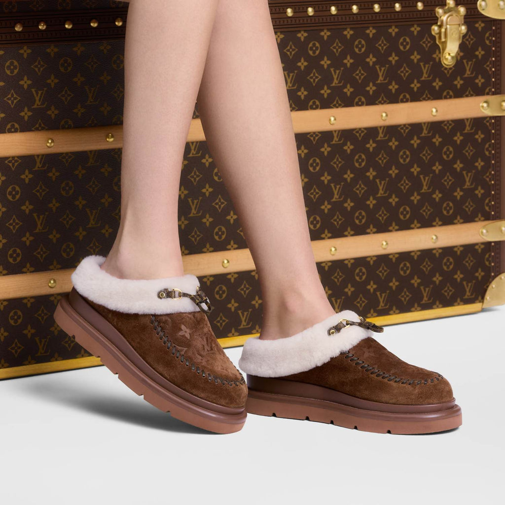 Louis Vuitton Cortina Closed Mule Shoes #334366