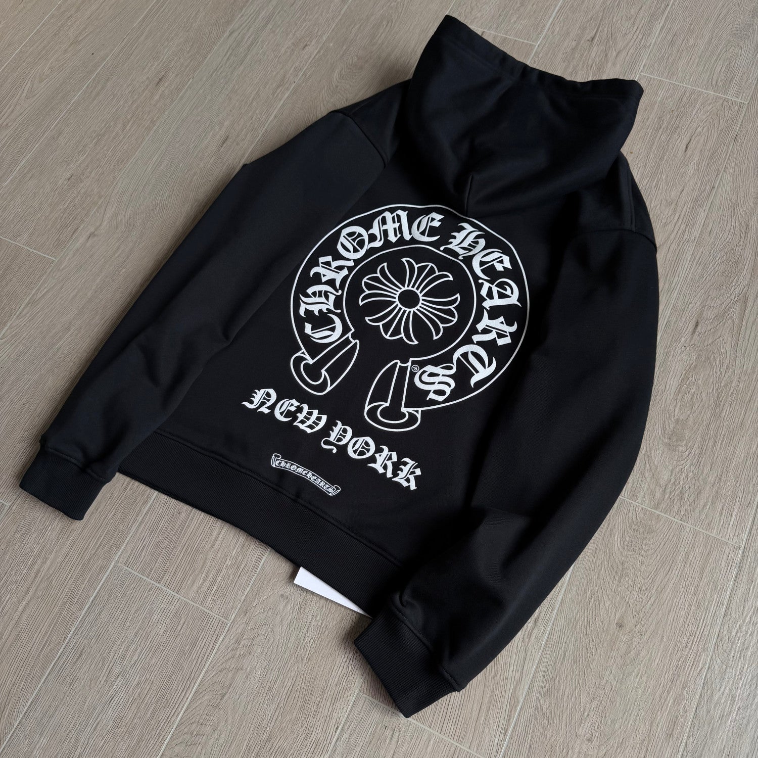Chrome Hearts 925 Sterling Silver Hardware Classic Horseshoe City Limited Zipper Sweatshirt #333192