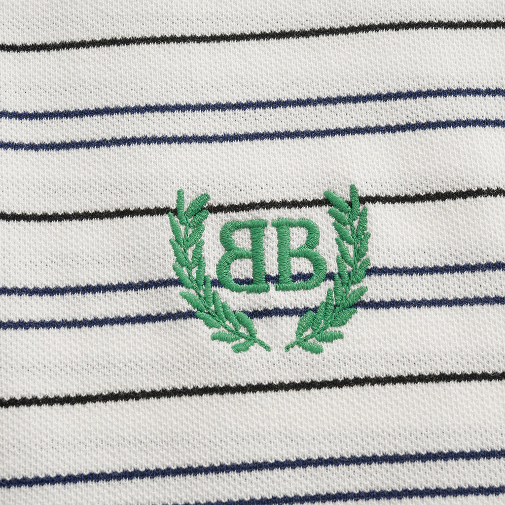 Balenciaga Men's Summer Solid Colour Stripe Printed Embroidery Pattern Printed Polo Neck Short Sleeve T-Shirt #76767