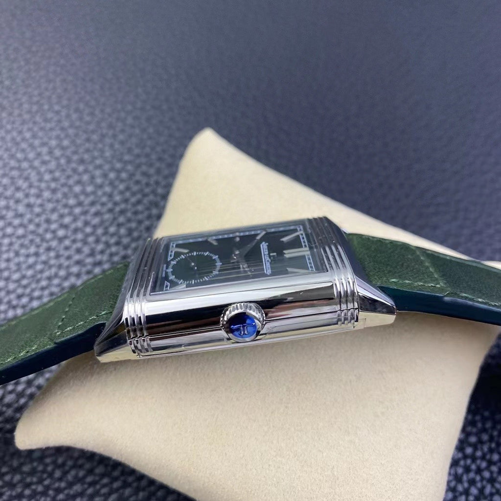 Jaeger LeCoultre Italian Calfskin Reversible Mechanical Watch #96921