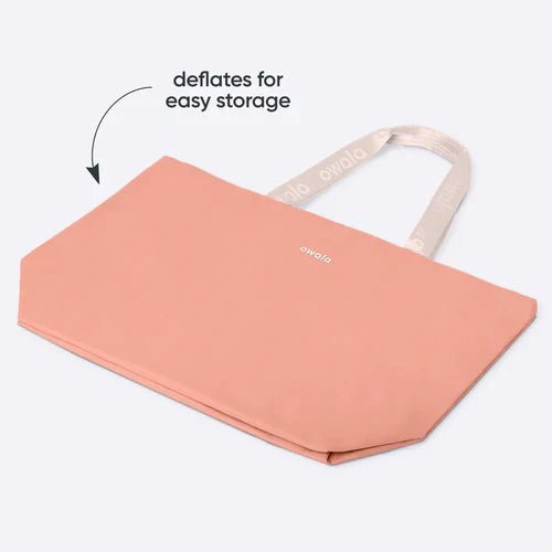 Owala The Cloud Inflatable insulation. Packs flat. 16L capacity Rosewood