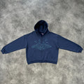 Broken Planet Zip-Up Hoodie Deep Navy