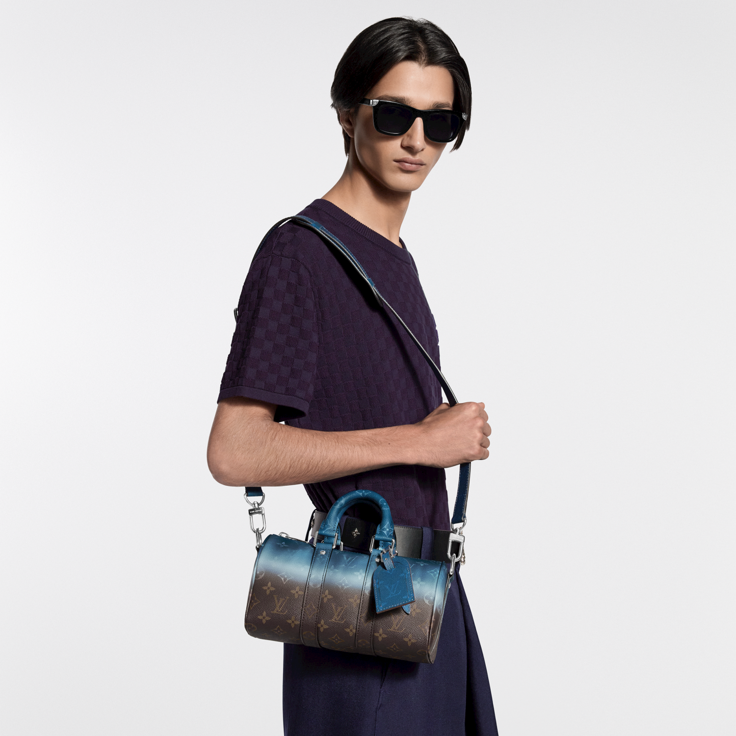 Louis Vuitton Keepall Bandoulière 25 Handbag In Miami Colors Monogram Glow Canvas Men's Crossbody Bag And Clutch Bags M28026 #196938