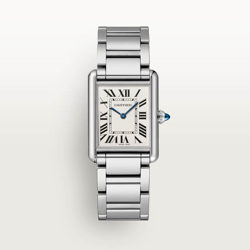 Cartier Tank Must De Cartier Watch Women's Large Gold And Silver Fashionable Temperament Watch #81211