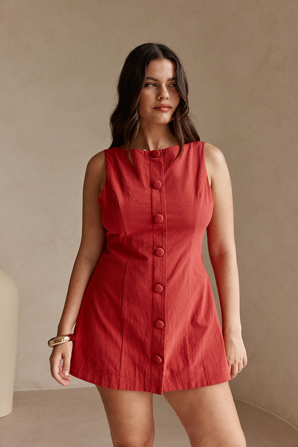 Graylee Dress - Cherry