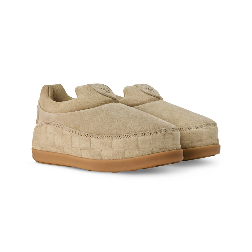 Louis Vuitton LV Yeti Men's And Women's Winter Fashion Casual Round Toe Slip On Suede Flat Low Top Thick-Sole Snow Boots Shoes #78812