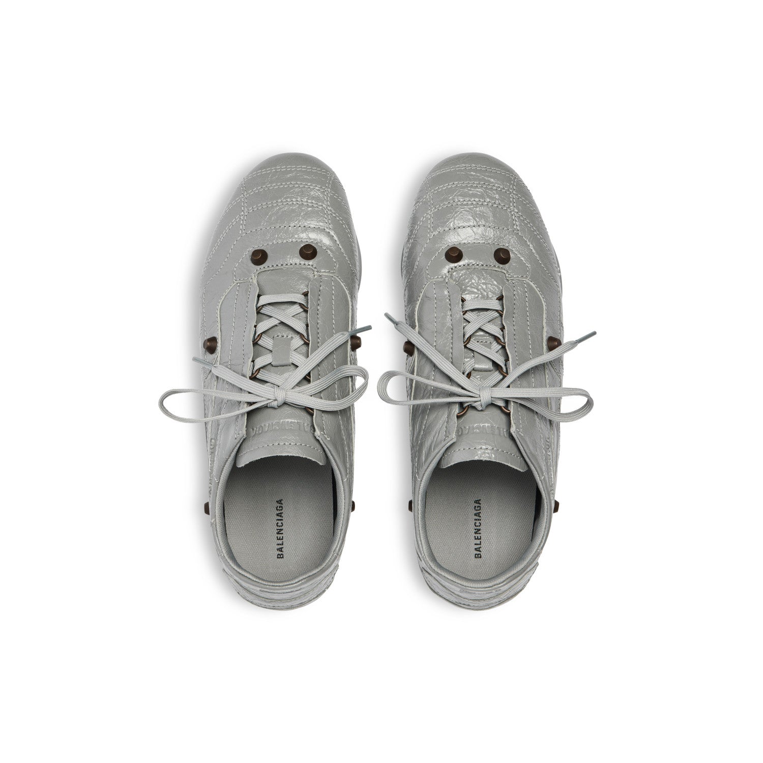 Balenciaga  Women's City Sneaker Sheep Leather Flat Lace-up Low-cut Lifestyle Shoes #333071