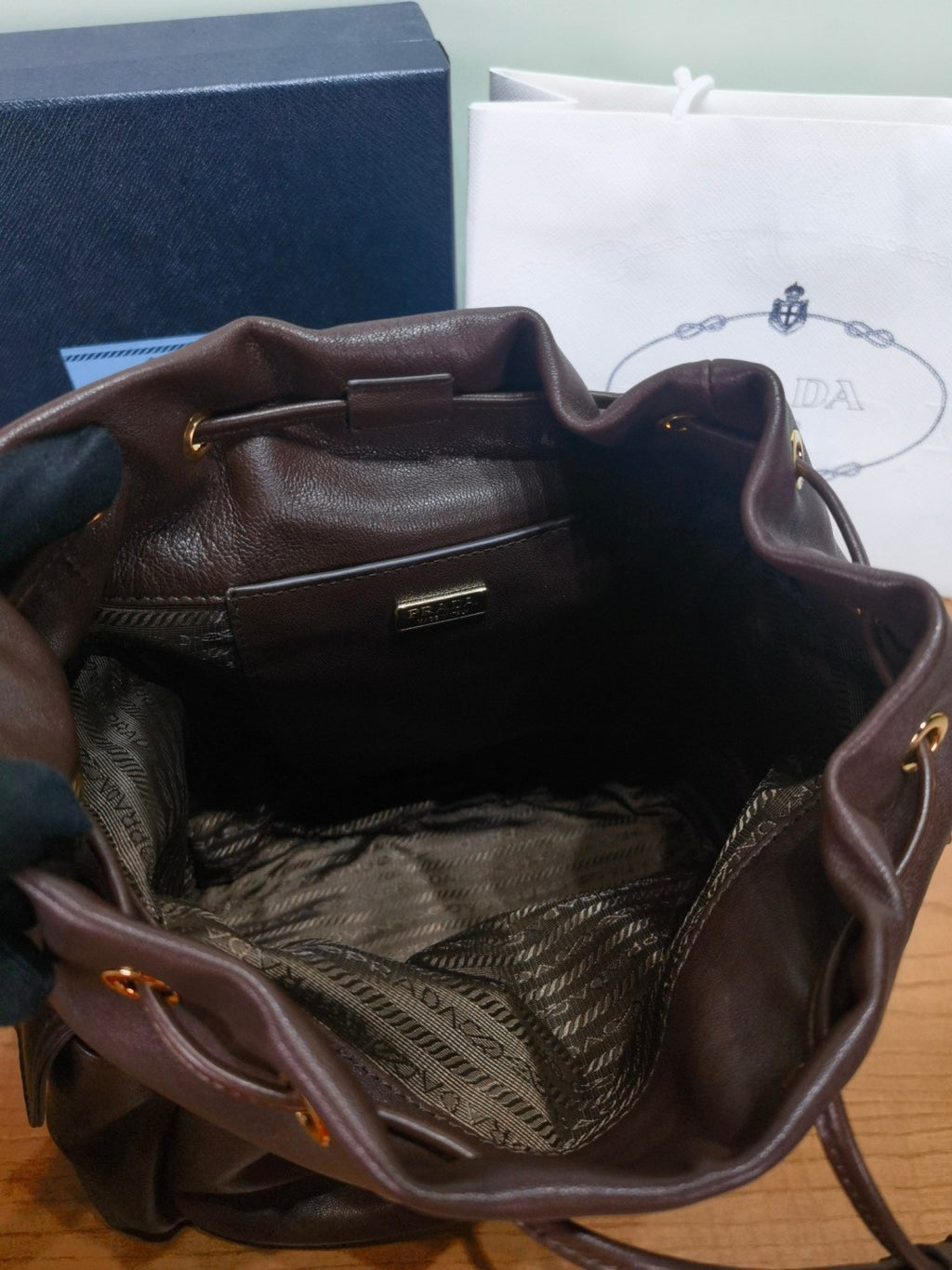 Prada Autumn/Winter 2025 Explore Collection Nappa Leather Backpack Shoulder Bag 1BZ080 Bags #82541A