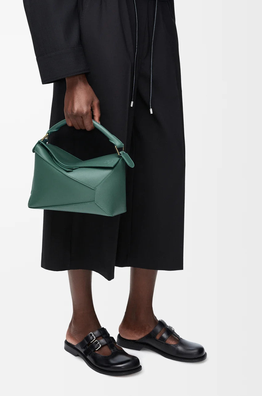 Loewe  Women's Detachable Shoulder Strap Logo Solid Color Small Cowhide Puzzle Handbags Casual Slanting Tote Handbag Bag Bags 0011189438 #76828