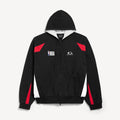 Balenciaga Men's Balenciaga NBA Collaboration Oversized Zip-up Hoodie in Black multicolor #377157