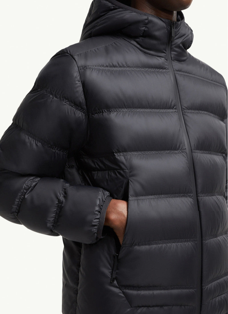 Moncler Men's & Women's Gardy Hooded Short Puffer Down Jacket Fall/Winter Solid Color Zipper-Front Slim Fit Down Jacket #81531