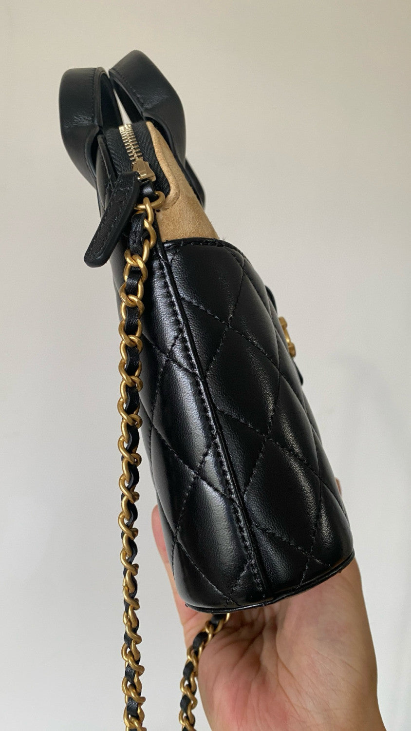 Chanel Women's Multicolored Chain Shoulder Strap Suede And Leather Shoulder Bag Handbag Bags #77467