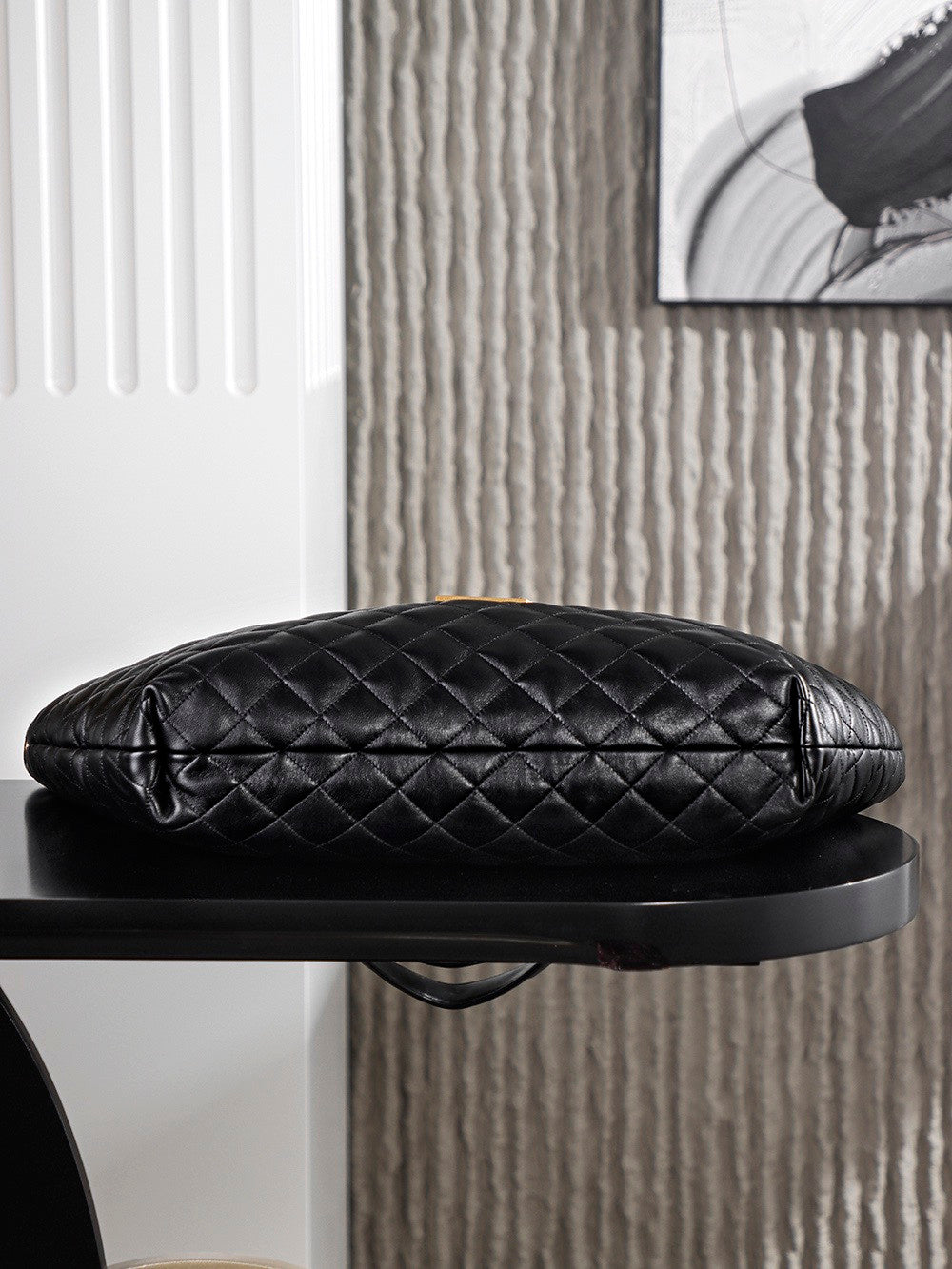 Saint Laurent ICARE quilted lambskin in Black #336145