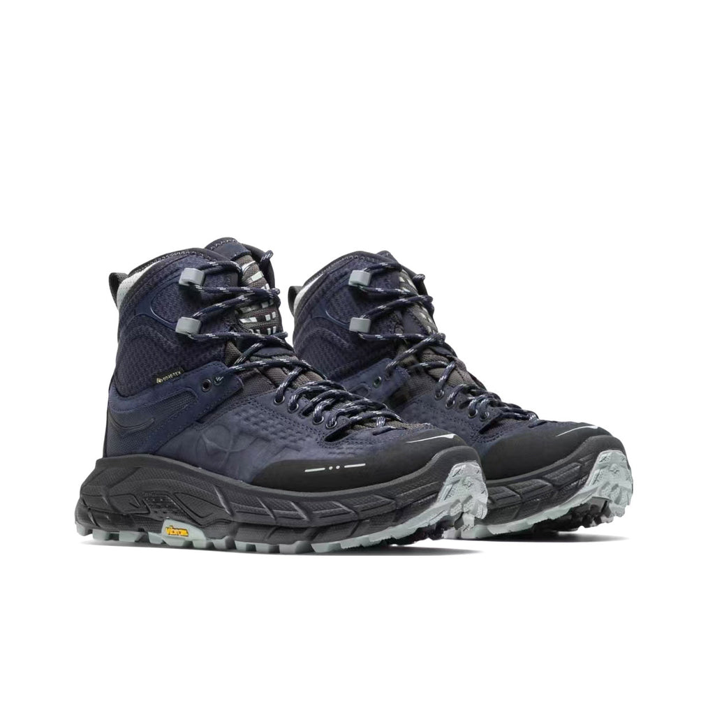 Hoka Men's Spring/Fall Fashion Casual Round Toe Lace Up Slip Resistant Durable Thick Sole High Top Outdoor Sneakers Shoes #79266