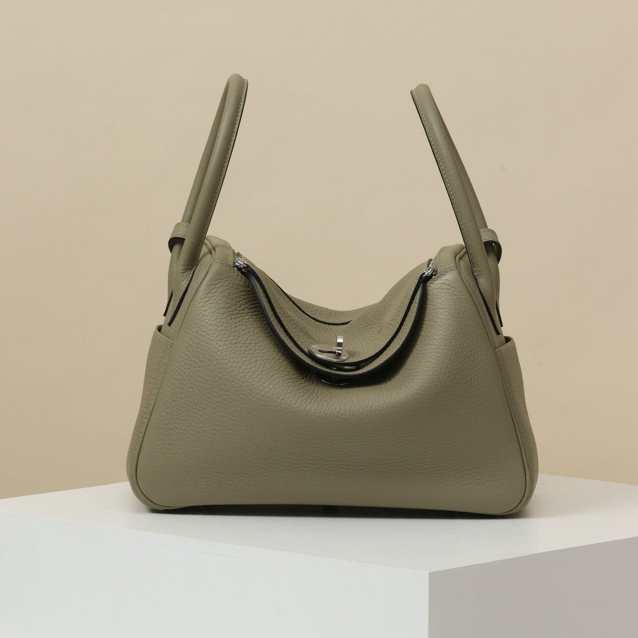 Hermes Women's Fashion Classic Solid Color Leather Tote Bag Shoulder Bag Bags H073428CK08 #79219