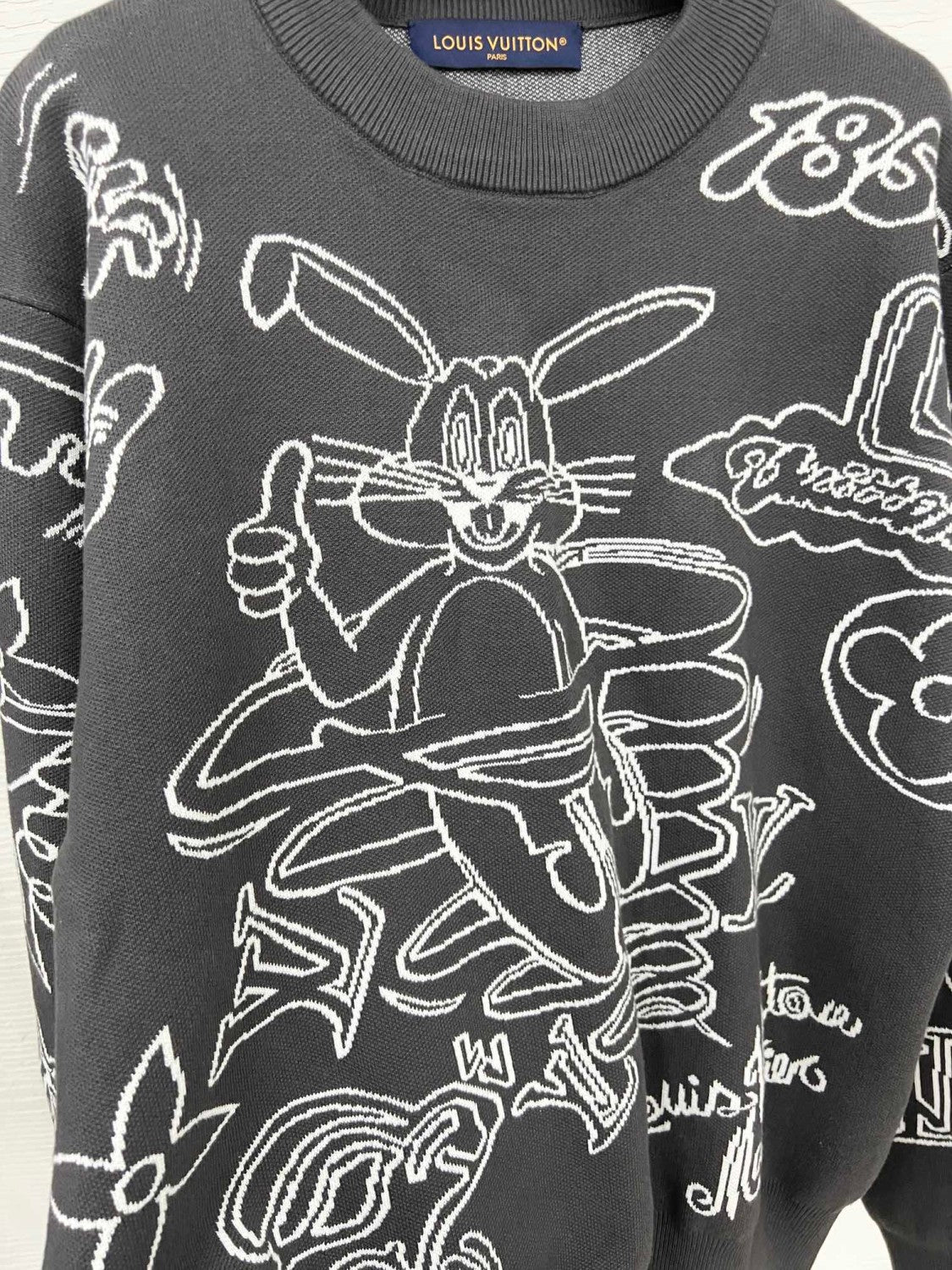 Louis Vuitton LV Rabbit Cartoon Knitted Sweater #334961