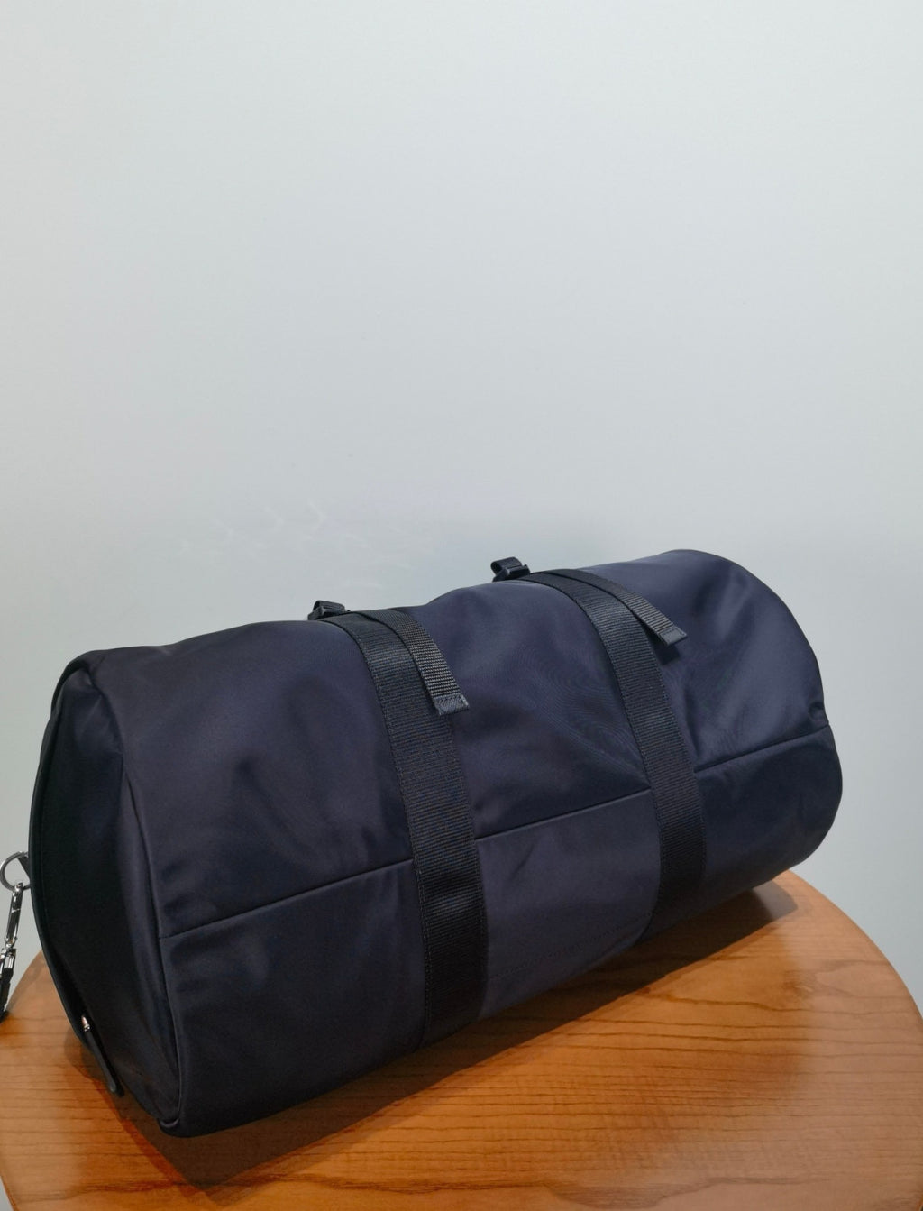 Prada Black Re-nylon and Saffiano Leather Duffle Bag #335984