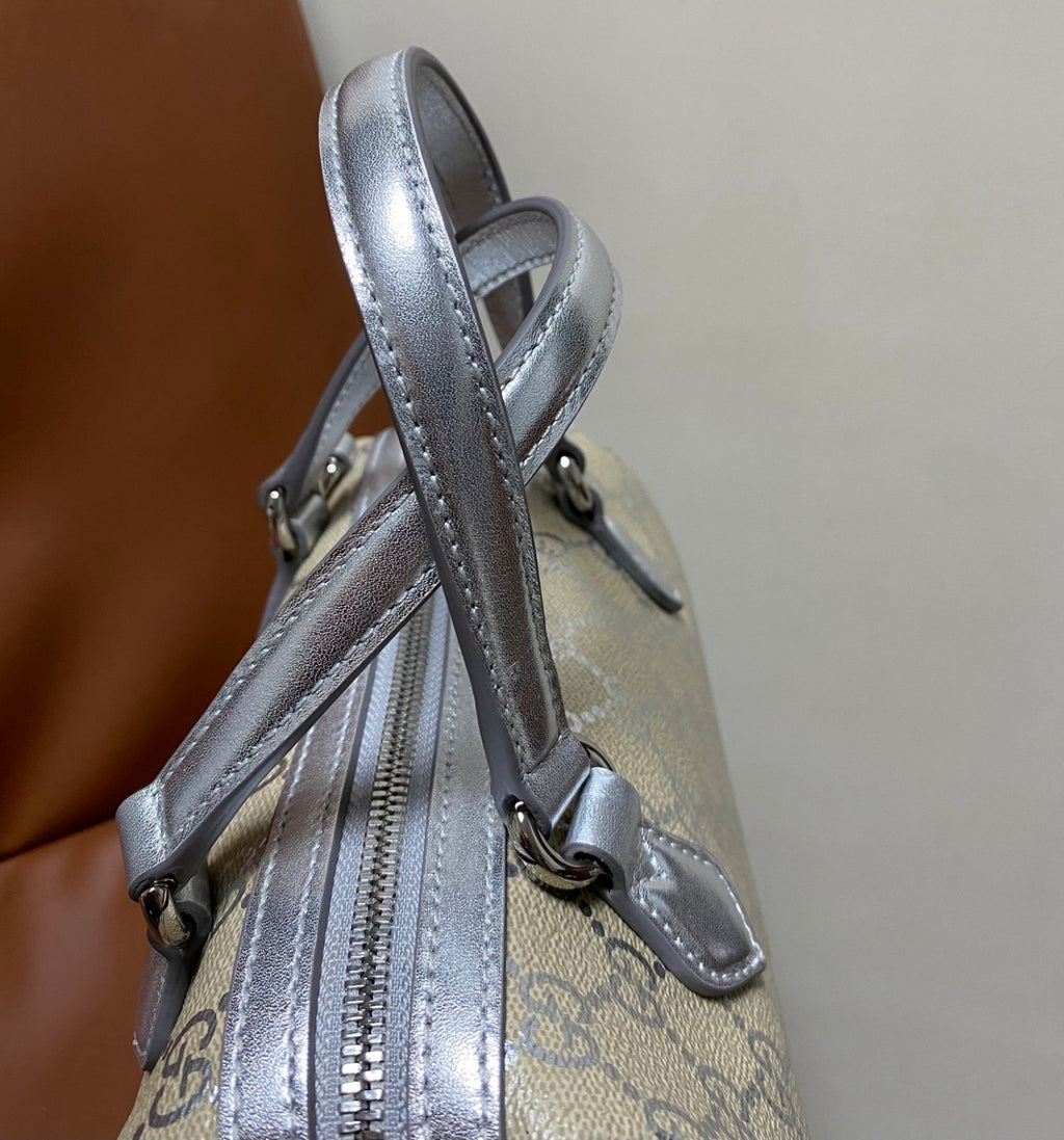 Gucci GG Emblem Small Boston Bag #337066