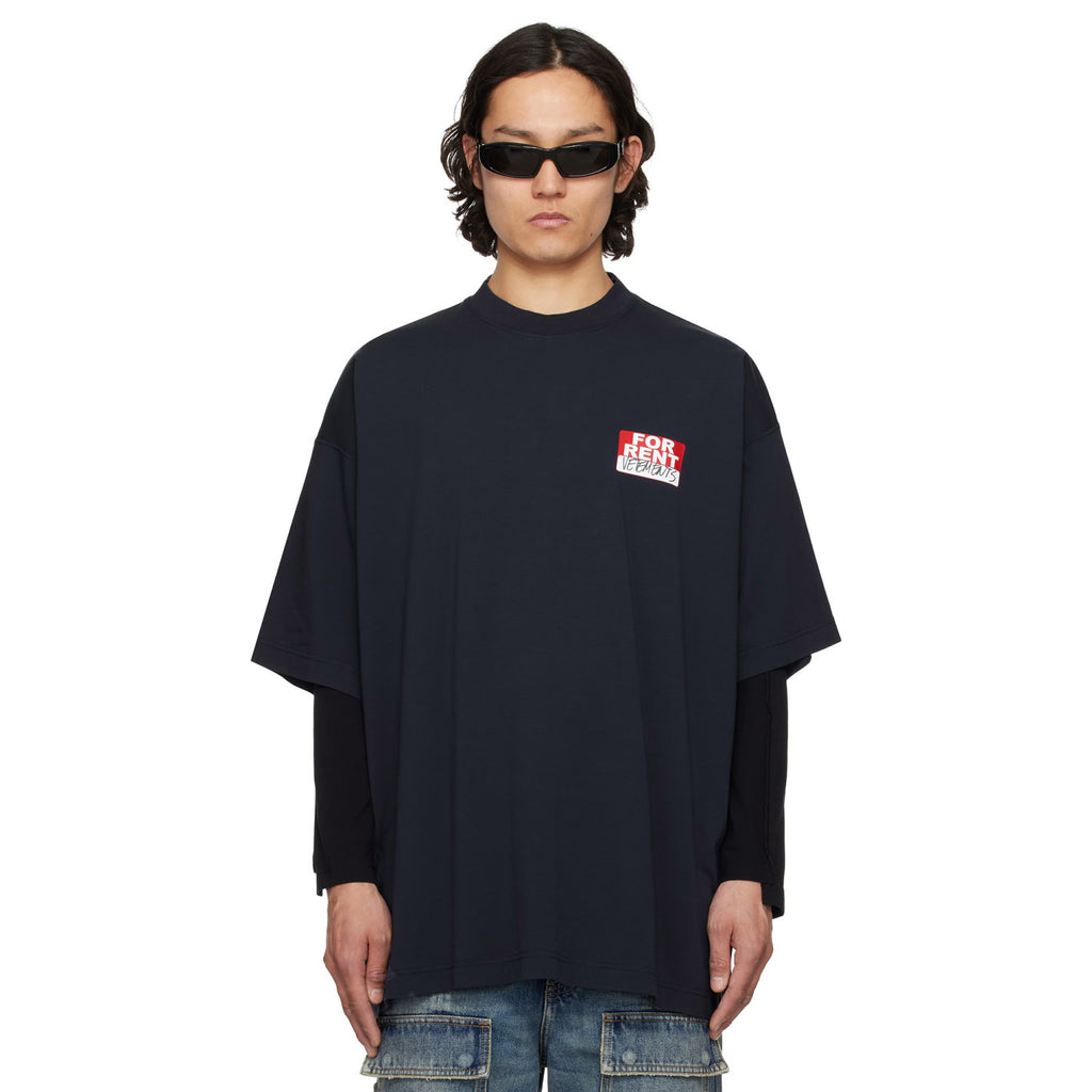 Vetements Men's Summer Round Neck Cotton Comfortable Loose Logo Printed Short Sleeve T-Shirt #76628