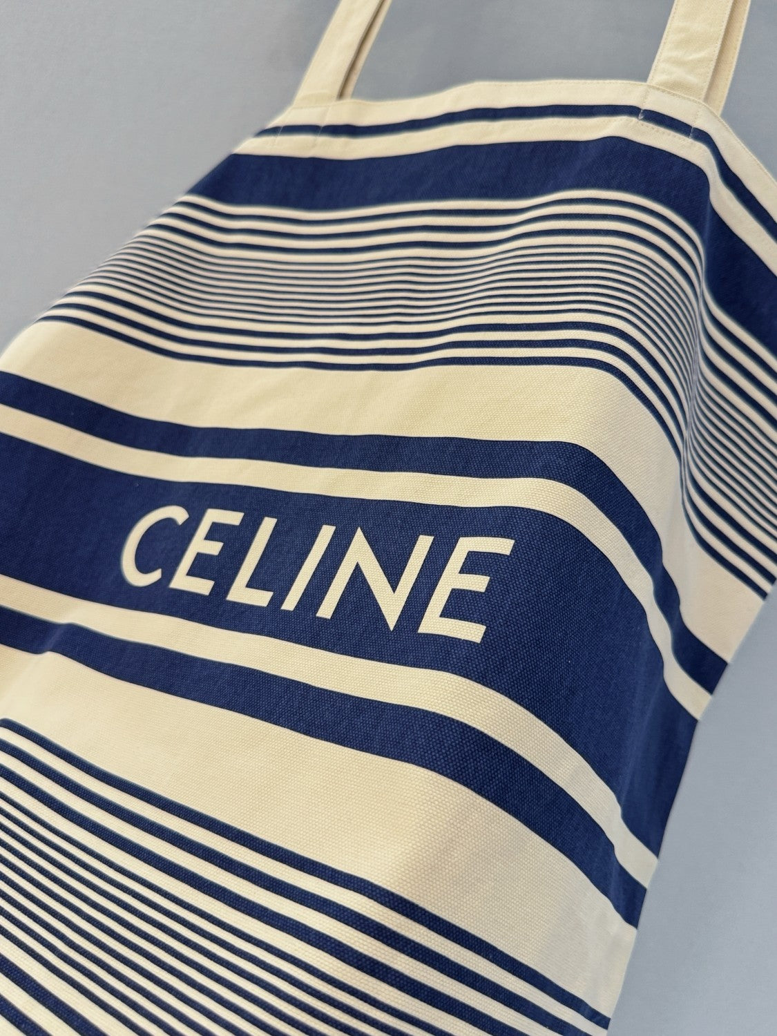 Celine Women's Striped Letter Print Casual Single Shoulder Tote Bag Bags (One Large and One Small Combination) #76985