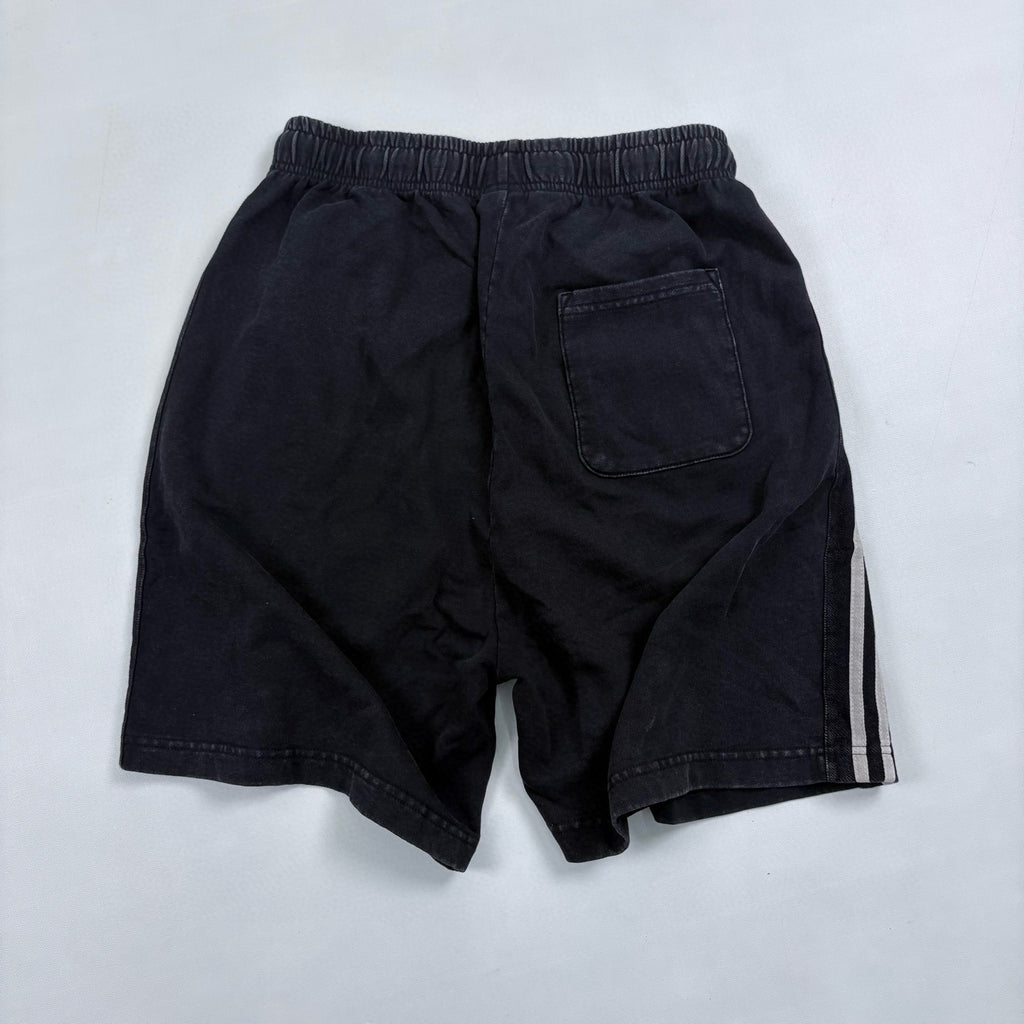 Balenciaga X Adidas Men's and Women's Summer Solid Color Stretch Waist Tie Cotton Shorts #77323