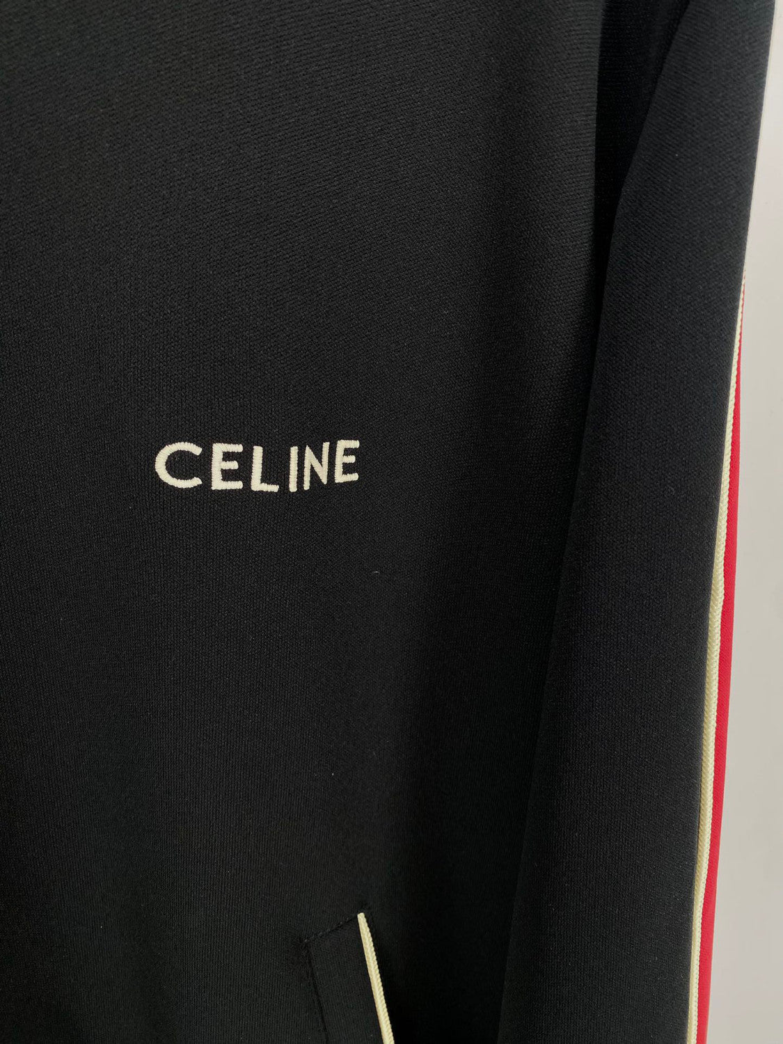 Celine Casual Zip-Up Track Jacket Trouser Set Suit #96227