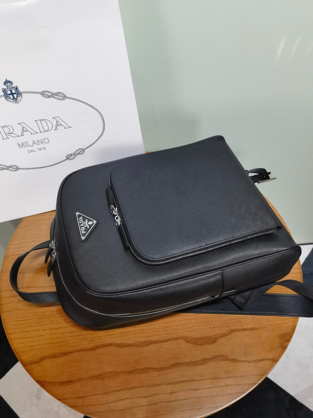 Prada Men's and Women's Saffiano Backpack #333293