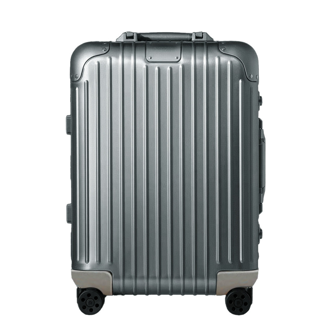 Rimowa Men's Women Solid Color Aluminum Magnesium Alloy Suitcase Suitcase Leisure 21-Inch Business Metal Shipping Trolley Case Box #76217