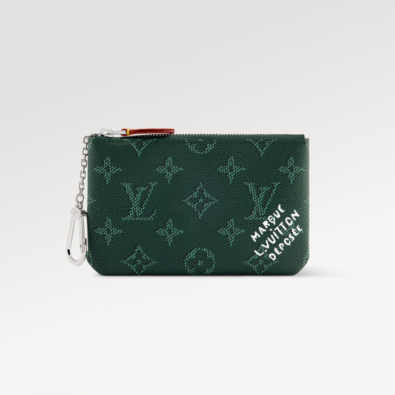 LOUIS VUITTON Monogram Heritage Canvas Chain Hook Zipper Mini Wallet Bag Bags  Key Pouch M27109 #82258A