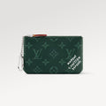LOUIS VUITTON Monogram Heritage Canvas Chain Hook Zipper Mini Wallet Bag Bags  Key Pouch M27109 #82258A