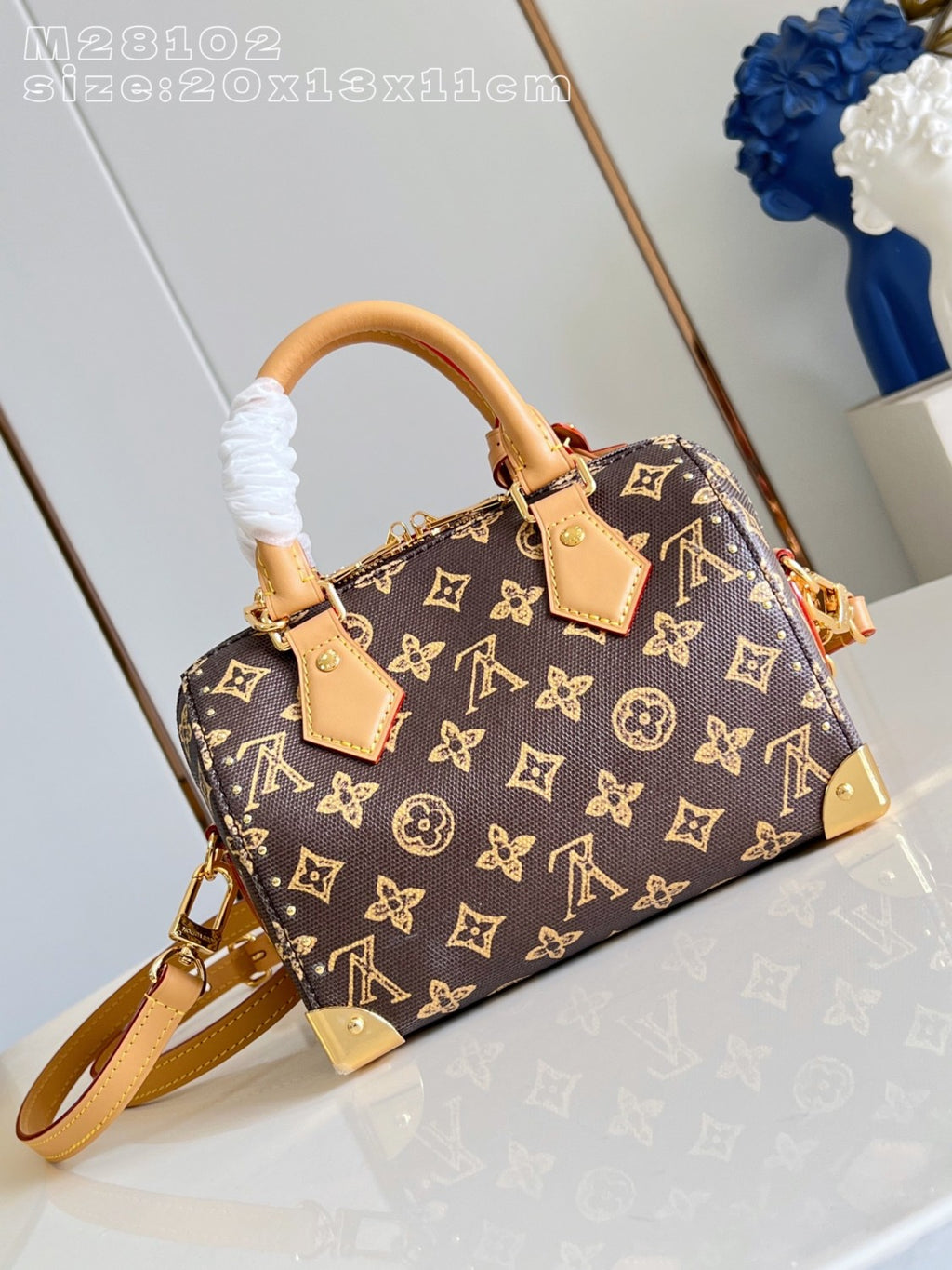 LOUIS VUITTON Speedy Trunk 20 Other Monogram Canvas Women Bags M28102 #377232