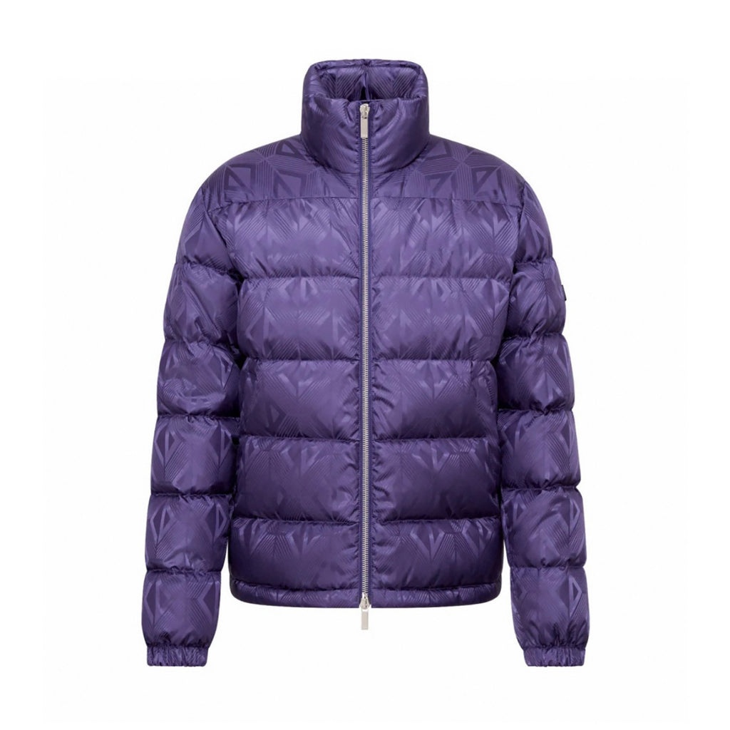 Dior Men's Fall/Winter Stand-Up Collar Logo All-Over Print Zipper Solid Color Casual Long-Sleeve Warm Puffer Down Jacket #81528