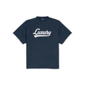 Balenciaga ﻿﻿LUXURY SCRIPT Men's And Women's Summer Fashion Casual Solid Color Crew Neck Letter Patch Plain Knit Fabric Short Sleeve T-Shirt #78876