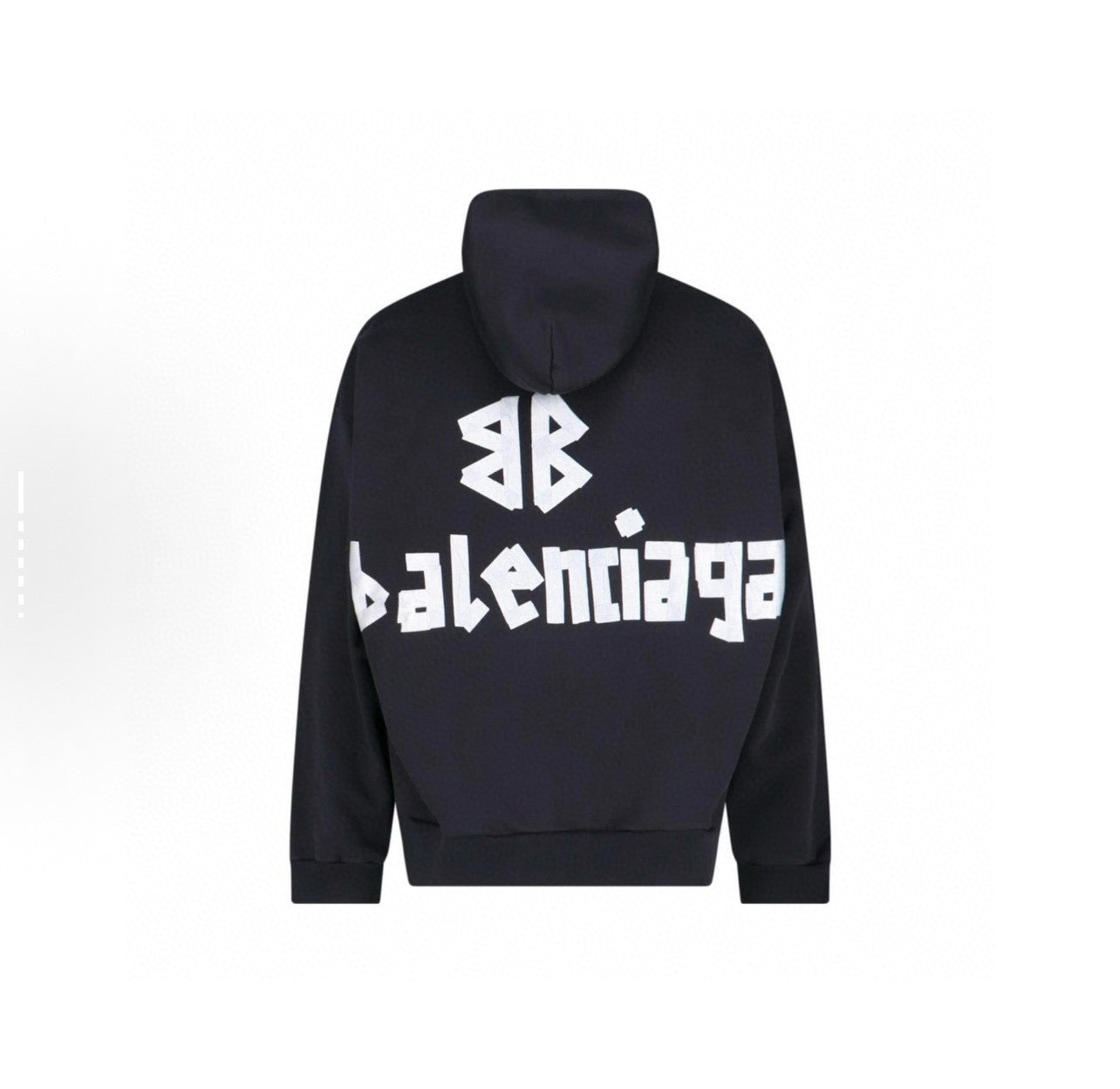 Balenciaga Logo Print Hooded Long Sleeve Sweatshirt #324922