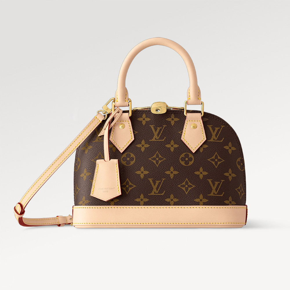 Louis Vuitton Women's Alma Bb Handbag Shoulder Bag Classic Monogram Canvas Handbag M53152 Bags #196946
