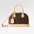 Louis Vuitton Women's Alma Bb Handbag Shoulder Bag Classic Monogram Canvas Handbag M53152 Bags #196946