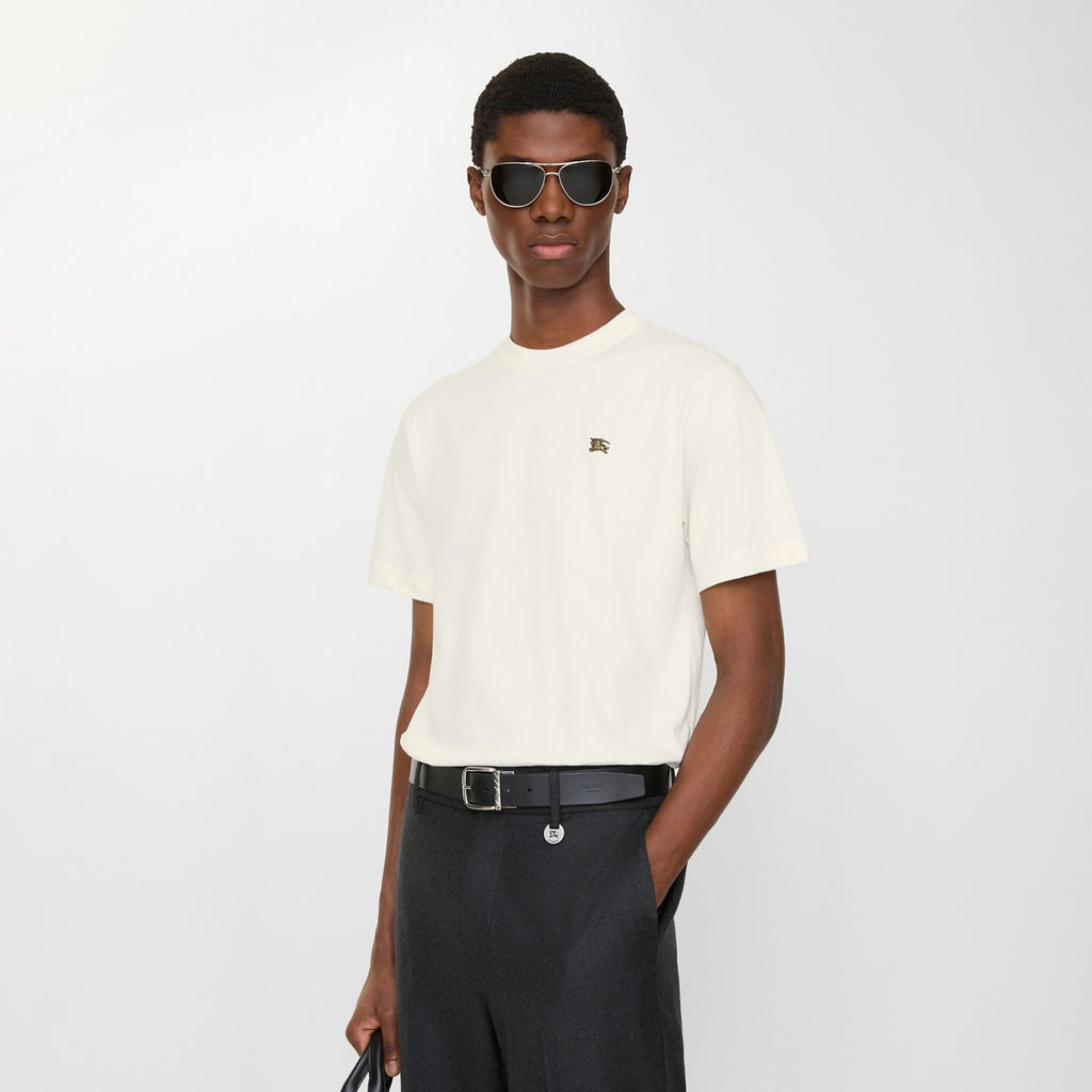 Burberry Metal EKD Cotton T-shirt in Black #378046