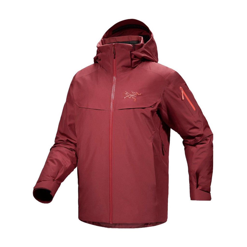 Arcteryx Autumn And Winter Solid Color Zipper Waterproof Windproof Long-Sleeved Hooded Jacket #74667
