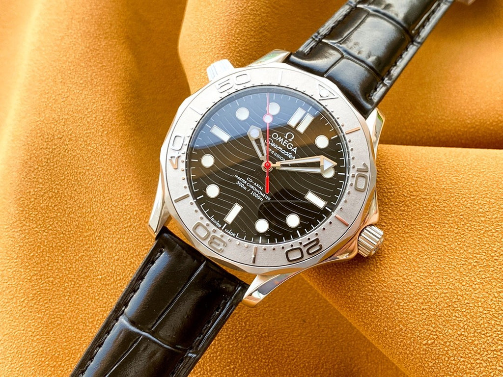 OMEGA Classic Ripple Pattern 316 Fine Steel Watch Accessories Jewelry #82288