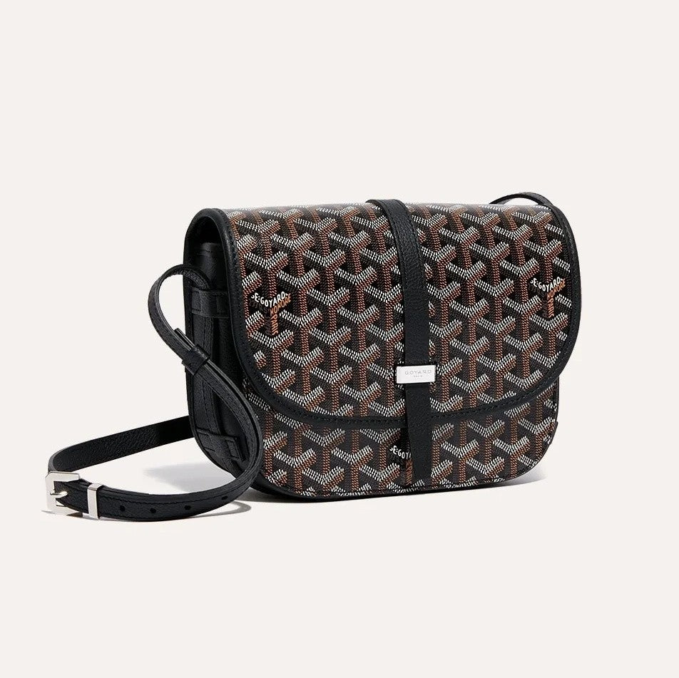 GOYARD Belvedere Bag Navy Blue Fashion Trend Logo Satchel Bag Simple Elegant Adjustable Shoulder Bags #71381