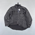 Chrome Hearts Men's Spring/Fall Fashion Casual Collared Single Breasted Washed Distressed Denim Shirt Jacket #78566